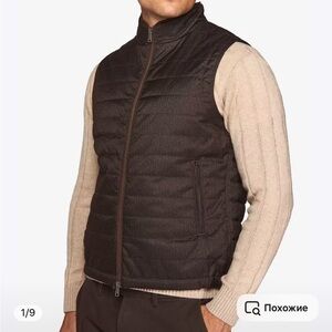 NWT Men’s Brown Vest Dan John Italia s.p.a. Roma - Italy Design & Performance 3X
